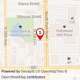 Taco Bell on North 33rd Court, Hollywood Florida - location map