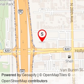 Hollywood inn on North 29th Avenue, Hollywood Florida - location map