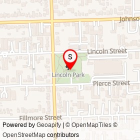Lincoln Field on , Hollywood Florida - location map