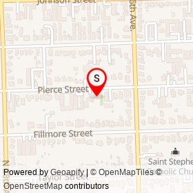 No Name Provided on Pierce Street, Hollywood Florida - location map