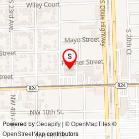 Badcock on Pembroke Road, Hollywood Florida - location map