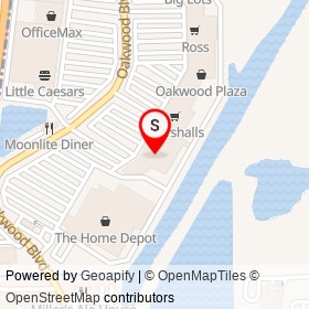 Michaels on Oakwood Boulevard, Hollywood Florida - location map