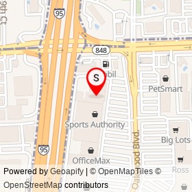 Burlington Coat Factory on Oakwood Boulevard, Hollywood Florida - location map