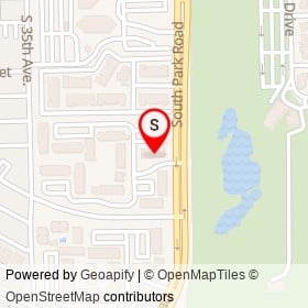 No Name Provided on South Park Road, Hollywood Florida - location map