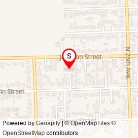 No Name Provided on Johnson Street, Hollywood Florida - location map