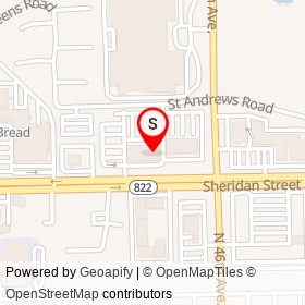 BB&T on Sheridan Street, Hollywood Florida - location map