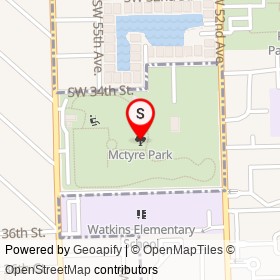 Mctyre Park on ,  Florida - location map