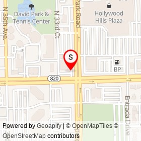 Divine Nails on North Park Road, Hollywood Florida - location map