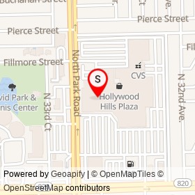 Target on North Park Road, Hollywood Florida - location map