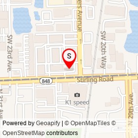 Wells Fargo on Anglers Avenue, Fort Lauderdale Florida - location map