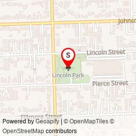 Lincoln Park on , Hollywood Florida - location map