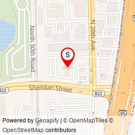 Holiday Inn Ft. Lauderdale-Airport on Sheridan Street, Hollywood Florida - location map