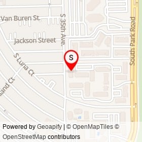 No Name Provided on South 35th Avenue, Hollywood Florida - location map