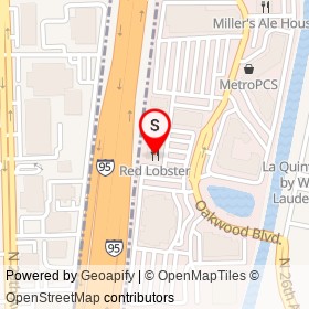 Red Lobster on I 95,  Florida - location map