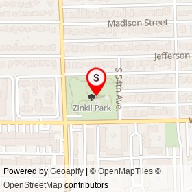 No Name Provided on South 54th Avenue, Hollywood Florida - location map
