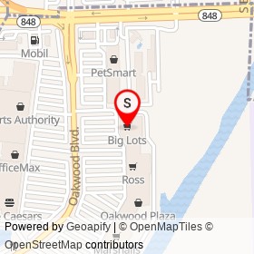 Big Lots on Oakwood Boulevard, Hollywood Florida - location map