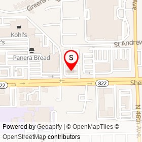 LongHorn Steakhouse on Sheridan Street, Hollywood Florida - location map