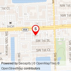 McDonald's on Southwest 1st Street,  Florida - location map