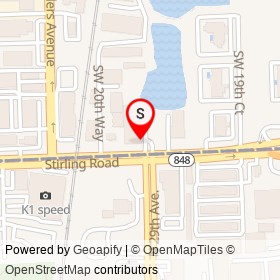 Mr. M's Sandwich Shop on Stirling Road,  Florida - location map