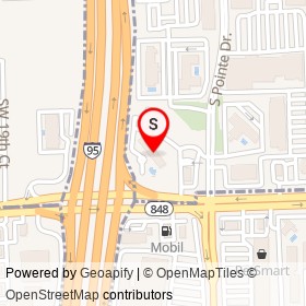 SpringHill Suites by Marriott Fort Lauderdale Airport & Cruise Port on Southwest 18th Court,  Florida - location map