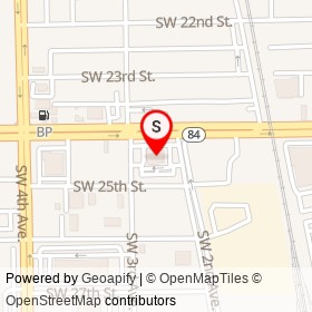 Lester's Diner on Marina Boulevard, Fort Lauderdale Florida - location map