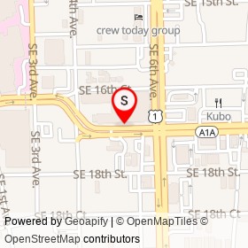 Landmark Inn on Southeast 17th Street, Fort Lauderdale Florida - location map