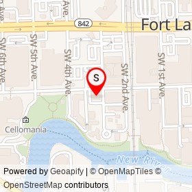 Original Fat Cats on Himmarshee Street, Fort Lauderdale Florida - location map