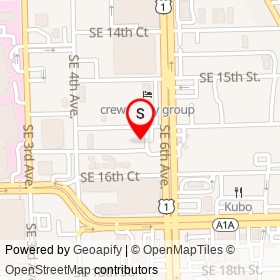 The Chocolate Hostel on Southeast 16th Street, Fort Lauderdale Florida - location map