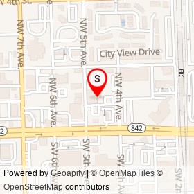 The Club Fort Lauderdale on Northwest 5th Avenue, Fort Lauderdale Florida - location map