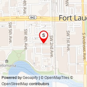 Club Euro on Nugent Avenue, Fort Lauderdale Florida - location map