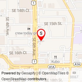 Hess on Southeast 16th Street, Fort Lauderdale Florida - location map