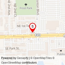 Citibank on East Dania Beach Boulevard,  Florida - location map