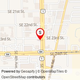 Neptune Cigar Superstore on Southeast 23rd Street, Fort Lauderdale Florida - location map
