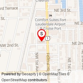 Holiday Inn Express & Suites Fort Lauderdale Airport South on Northwest 2nd Street,  Florida - location map