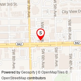SunTrust on West Broward Boulevard, Fort Lauderdale Florida - location map