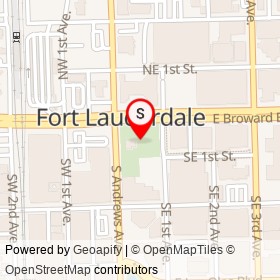 Stranahan Park on , Fort Lauderdale Florida - location map