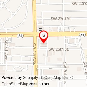Walgreens on Southwest 25th Street, Fort Lauderdale Florida - location map