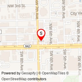 Speedway on Northwest 7th Avenue, Fort Lauderdale Florida - location map