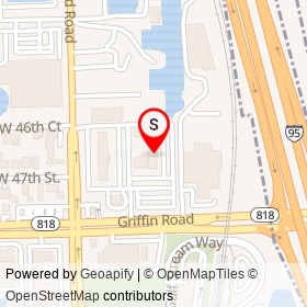 Homewood Suites by Hilton Ft.Lauderdale Airport-Cruise Port 1 on Southwest 45th Manor,  Florida - location map