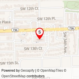 Publix on Southwest 35th Avenue, Fort Lauderdale Florida - location map