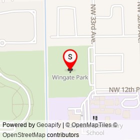 Wingate Park on ,  Florida - location map