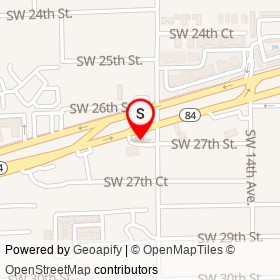 7-Eleven on Marina Boulevard, Fort Lauderdale Florida - location map