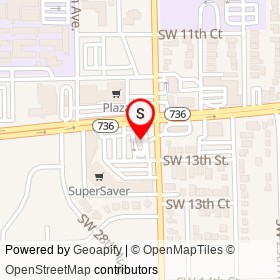McDonald's on Davie Boulevard, Fort Lauderdale Florida - location map