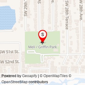 Meli / Griffin Park on ,  Florida - location map