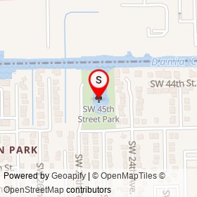 SW 45th Street Park on ,  Florida - location map