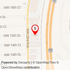 Public Storage on Northwest 23rd Avenue, Fort Lauderdale Florida - location map