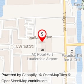 Marriott Fort Lauderdale Airport on Radiant Drive,  Florida - location map