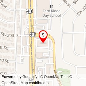 Extra Space Storage on Riverland Road, Fort Lauderdale Florida - location map