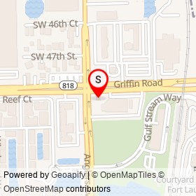 Chevron on Griffin Road,  Florida - location map