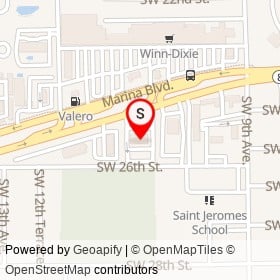 Welss Fargo on Marina Boulevard, Fort Lauderdale Florida - location map